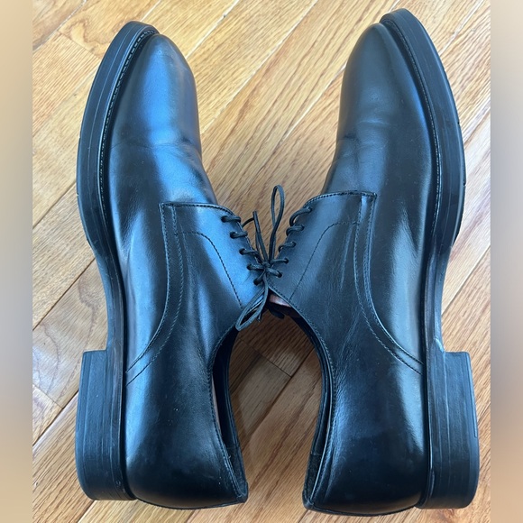 PAUL SMITH PS SMOOTH TOE LEATHER OXFORDS BLACK MEN’S SIZE 7 (#H038) - Picture 9 of 14